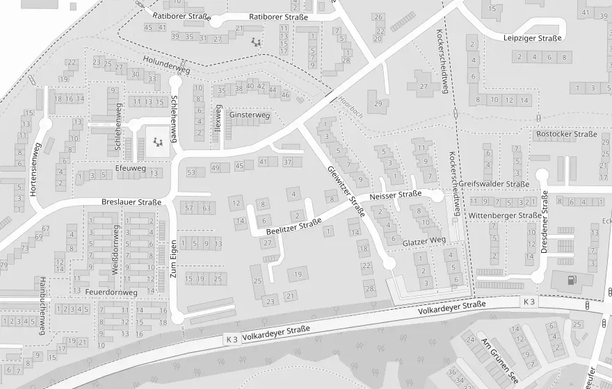 Karte mit zwei GPS-verorteten Fotos einer Baustelle, eines offen und eines erledigt